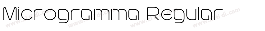 Microgramma Regular字体转换 Microgramma Regular字体转换